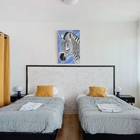 Apartman Le Quai 52 - Spacieux & Lumineux & Gare Sncf Elisabeth B *