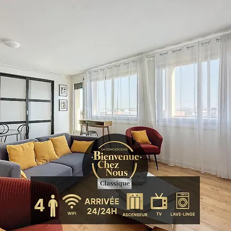 Le Quai 52 - Spacieux & Lumineux & Gare Sncf Elisabeth B * Clermont-Ferrand